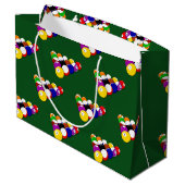Grand Sac Cadeau Billard Balls (Dos Angle)