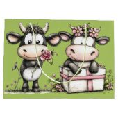Grand Sac Cadeau Birthday Cows (Dos)