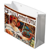 Grand Sac Cadeau Biscuit, Mucha (Devant Angle)