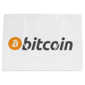 Grand Sac Cadeau Bitcoin Btc Original (Devant)