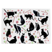 Grand Sac Cadeau Black Cats Peppermints Gift Bag (Dos)