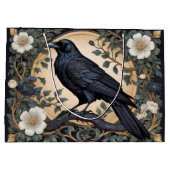 Grand Sac Cadeau Black Raven William Morris inspiré (Dos)