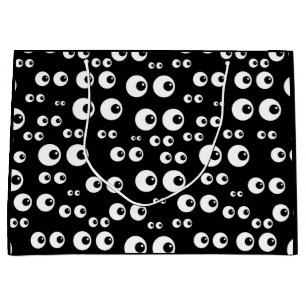 Grand Sac Cadeau Black & White Eyeball Lg.Sac Cadeau
