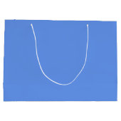 Grand Sac Cadeau Bleu Barbeau (Dos)