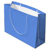 Grand Sac Cadeau Bleu Barbeau (Dos Angle)