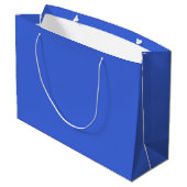 Grand Sac Cadeau Bleu bleu clair (Dos Angle)