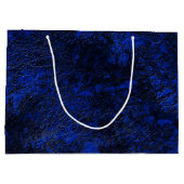 Grand Sac Cadeau Bleu cobalt (Dos)