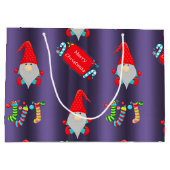 Grand Sac Cadeau Bleu des elfes (Dos)