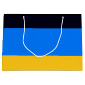 Grand Sac Cadeau Bleu jaune (Devant)