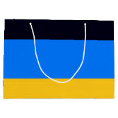 Grand Sac Cadeau Bleu jaune (Dos)