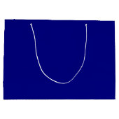 Grand sac cadeau bleu marine (Dos)