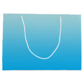 Grand Sac Cadeau Bleu Ombre d'Aqua (Dos)