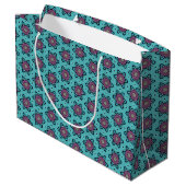 Grand Sac Cadeau Bleu PP 118 (Dos Angle)