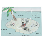 Grand Sac Cadeau Bloqué (Devant)