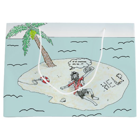 Grand Sac Cadeau Bloqué (Devant)