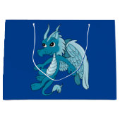 Grand Sac Cadeau Blue Dragon Cartoon (Devant)