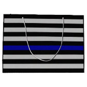 Grand Sac Cadeau Blue Line mince diminuent (Dos)