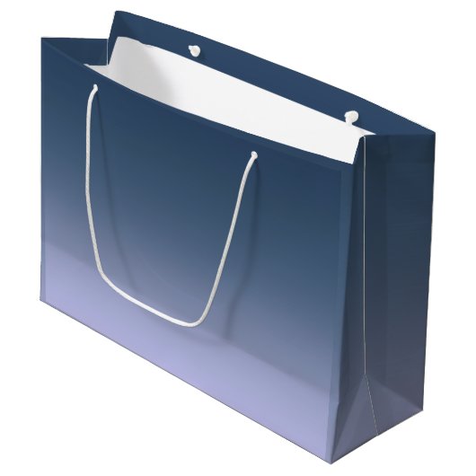 Grand Sac Cadeau Blue-pink ombre (Devant Angle)