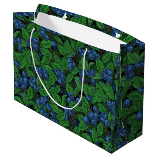 Grand Sac Cadeau Blueberry (Dos Angle)