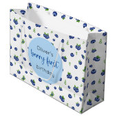 Grand Sac Cadeau Blueberry 1er Anniversaire Berry First Large Cadea (Devant Angle)