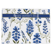 Grand Sac Cadeau Bluebonnets motifs Au Printemps Sud (Dos)