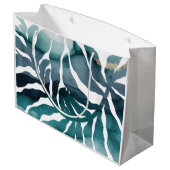 Grand Sac Cadeau Boho Botanique Kelp Plante Aquarelle Matisse (Dos Angle)