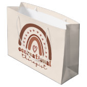 Grand Sac Cadeau Boho Rainbow OT ergothérapeute (Dos Angle)