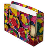 Grand Sac Cadeau Boîtes en osier mexicaines (Dos Angle)