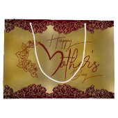 Grand Sac Cadeau Bolsa de regalo con rosas para día de madre (Dos)