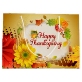 Grand Sac Cadeau Bon thanksgiving 13A (Dos)