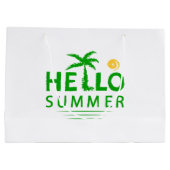 Grand Sac Cadeau Bonjour été (Dos)