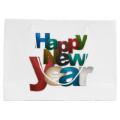 Grand Sac Cadeau Bonne année (Dos)