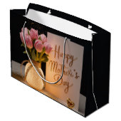 Grand Sac Cadeau Bonne fête des mères (Dos Angle)