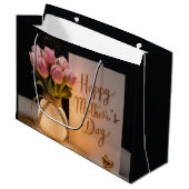 Grand Sac Cadeau Bonne fête des mères (Devant Angle)