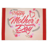 Grand Sac Cadeau Bonne fête des mères (Dos)