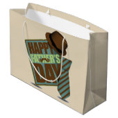 Grand Sac Cadeau Bonne Fête des pères (Dos Angle)