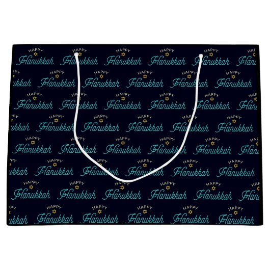 Grand Sac Cadeau Bonne Hanoukka (Devant)