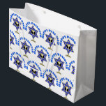 Grand Sac Cadeau Bonne Pâque<br><div class="desc">Cadeaux à thème juif personnalisés et vêtements pour les vacances Famille et amis</div>