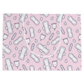 Grand Sac Cadeau Bonne Première Période Pink Cute Tampon Pad (Dos)