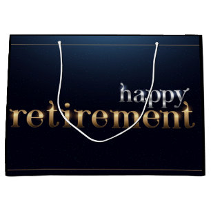Grand Sac Cadeau Bonne retraite