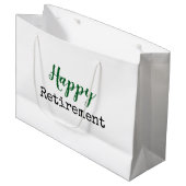 Grand Sac Cadeau Bonne retraite (Devant Angle)