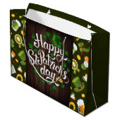 Grand Sac Cadeau Bonne Saint Patrick's Day (Dos Angle)