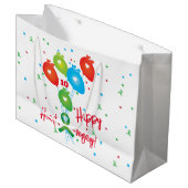 Grand Sac Cadeau Bonne transplantation de ballons cardiaques (Devant Angle)