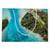 Grand Sac Cadeau Bora Bora - Chemin Vers L'Océan (Dos)