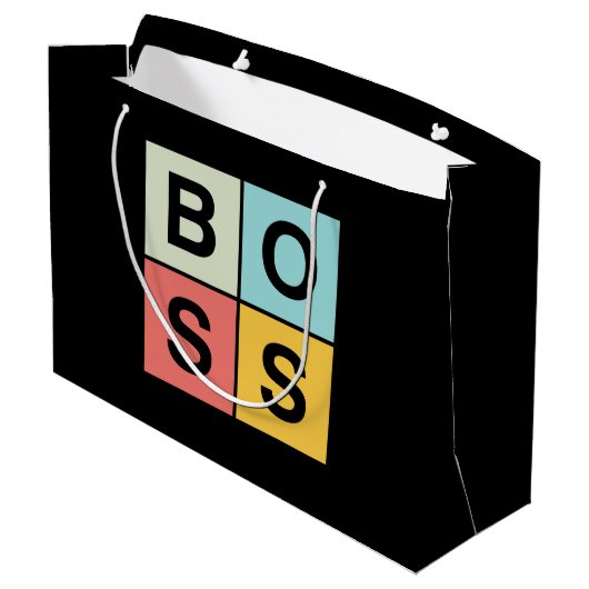 Grand Sac Cadeau Boss (Dos Angle)