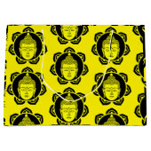 Grand Sac Cadeau Bouddha décoratif (Devant)