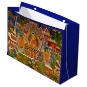 Grand Sac Cadeau Bouddhisme bouddhiste de Bouddha bénissant le (Devant Angle)