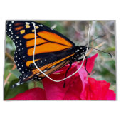 Grand Sac Cadeau Bougainvilliers avec papillon monarque (Devant)