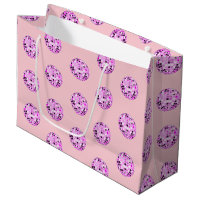 Boule moderne rose violet Disco Motif Pastel rose