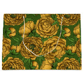 Grand Sac Cadeau Bouquet de galets jaunes (Devant)